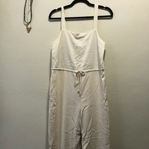 Linen blend jumpsuit